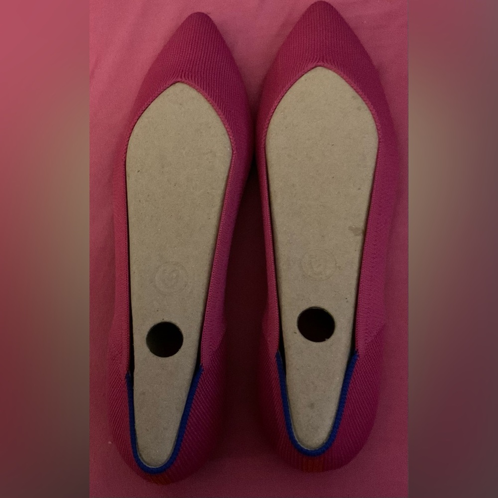Rothy's magenta points, new no box, sz 9 PRICE DROP